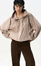 Windbreaker with a stand-up collar - BRUSNIKA. Women clothes
