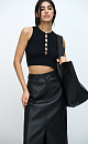 Low cut top - BRUSNIKA. Women clothes