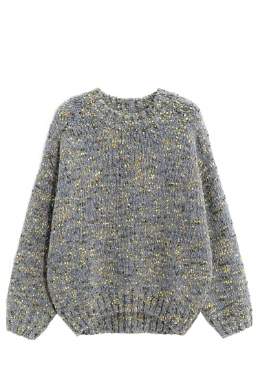 Melange jumper made of alpaca yarn - BRUSNIKA Women Clothes