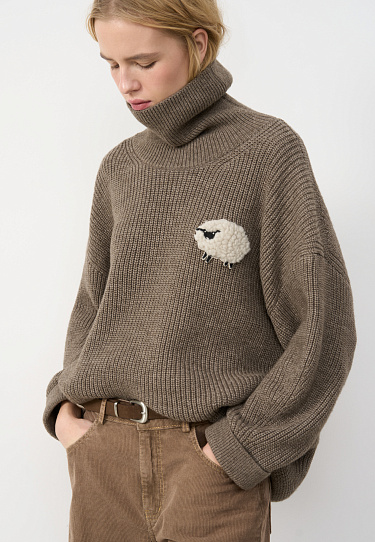 Alpaca wool jumper - BRUSNIKA Women Clothes