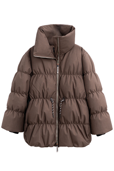 Quilted voluminous down jacket - BRUSNIKA Women Clothes