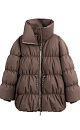 Quilted voluminous down jacket - BRUSNIKA. Women clothes