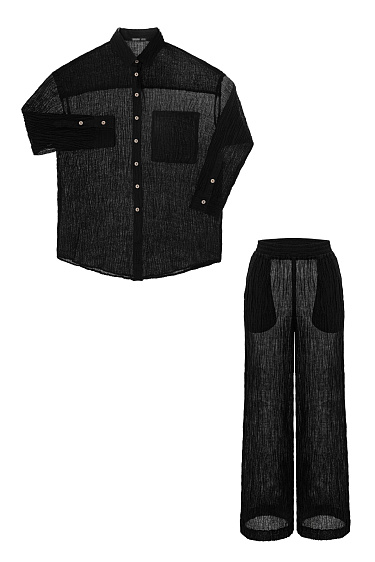 Semi-sheer set - BRUSNIKA Women Clothes