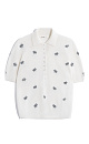 Animal Print Polo Shirt - BRUSNIKA. Women clothes