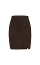 Mini skirt made of viscose - BRUSNIKA. Women clothes