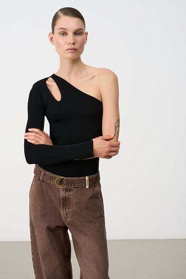 One-shoulder top - BRUSNIKA Women Clothes