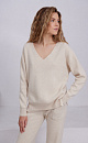 V-neck jumper - BRUSNIKA. Women clothes