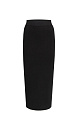 Knitted skirt with back slit - BRUSNIKA. Women clothes