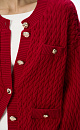 Extrafine Merino Wool Cardigan - BRUSNIKA. Women clothes