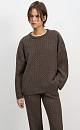 Cable-knit jumper made from 100% extrafine merino wool - BRUSNIKA. Women clothes
