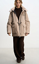Parka with synthetic filling and an additional collar - BRUSNIKA. Women clothes