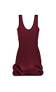 Mini dress with flounces - BRUSNIKA. Women clothes