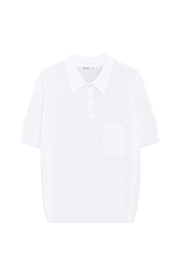 Polo t-shirt with pocket - BRUSNIKA Women Clothes
