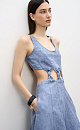 100% linen dress - BRUSNIKA. Women clothes