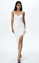Semi-sweetheart neckline dress - BRUSNIKA. Women clothes