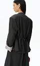Jacket with wide shoulders - BRUSNIKA. Women clothes