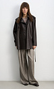 Trench coat made of double-sided eco-leather - BRUSNIKA. Women clothes