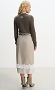 Longsleeve shirt with contrasting cuffs and collar - BRUSNIKA. Women clothes