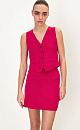 Knitted vest with buttons - BRUSNIKA. Women clothes