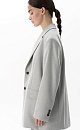 Oversized single-breasted blazer - BRUSNIKA. Women clothes