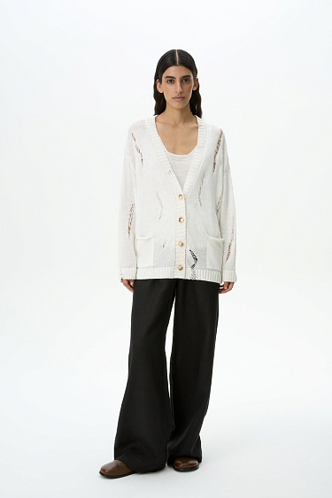 Linen cardigan - BRUSNIKA Women Clothes