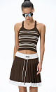 Striped knitted top - BRUSNIKA. Women clothes