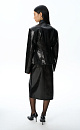 Textured eco-leather jacket - BRUSNIKA. Women clothes