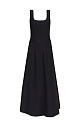 Knitted dress with flared skirt - BRUSNIKA. Women clothes