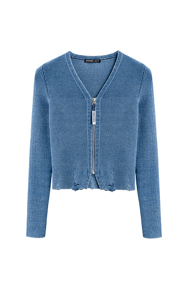 Knitted cotton cardigan - BRUSNIKA Women Clothes