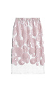 Midi skirt with geometric sequin pattern - BRUSNIKA. Women clothes