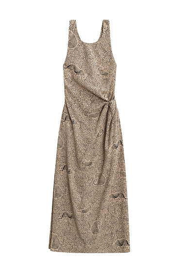 Twisted waist sundress - BRUSNIKA Women Clothes