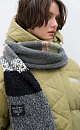 Scarf with long fringe - BRUSNIKA. Women clothes