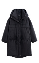 Long jacket with drawstring - BRUSNIKA. Women clothes