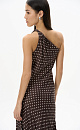 Asymmetrical polka dot dress - BRUSNIKA. Women clothes