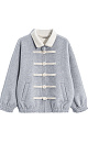 Wool bomber jacket with Chinese clasp - BRUSNIKA. Women clothes
