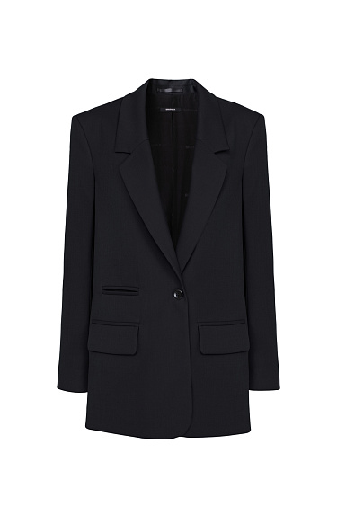 Basic side slits blazer - BRUSNIKA Women Clothes