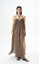 Front-slit sundress - BRUSNIKA. Women clothes