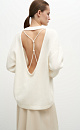 Open back jumper - BRUSNIKA. Women clothes