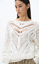 Openwork cotton jumper - BRUSNIKA. Women clothes