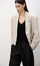 Short jacket made of 100% linen - BRUSNIKA. Women clothes