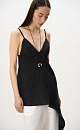 Asymmetric top made of 100% linen - BRUSNIKA. Women clothes