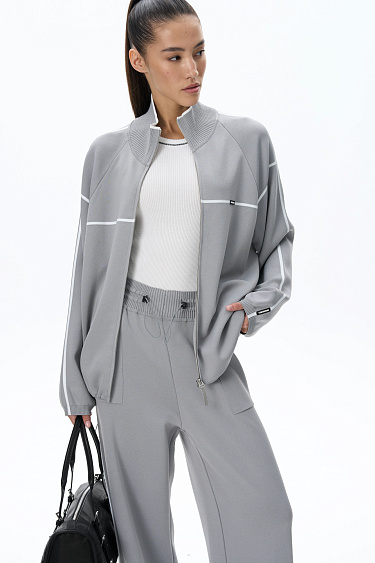 Sporty bomber jacket - BRUSNIKA Women Clothes
