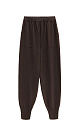 Knitted trousers in a sporty style - BRUSNIKA. Women clothes