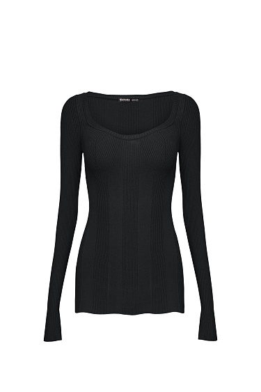 Knit viscose jumper - BRUSNIKA Women Clothes