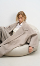 Coat with wide sleeves - BRUSNIKA. Women clothes