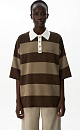 T-shirt with a polo collar - BRUSNIKA. Women clothes