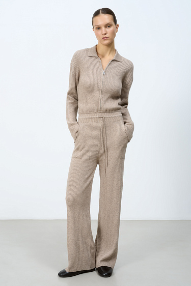 Knitted jumpsuit made of cashmere and wool - BRUSNIKA Women Clothes
