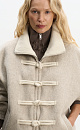 Wool bomber jacket with Chinese clasp - BRUSNIKA. Women clothes