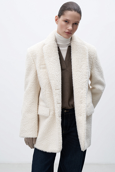 Eco-fur jacket - BRUSNIKA Women Clothes