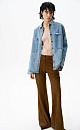 Flared suede trousers - BRUSNIKA. Women clothes